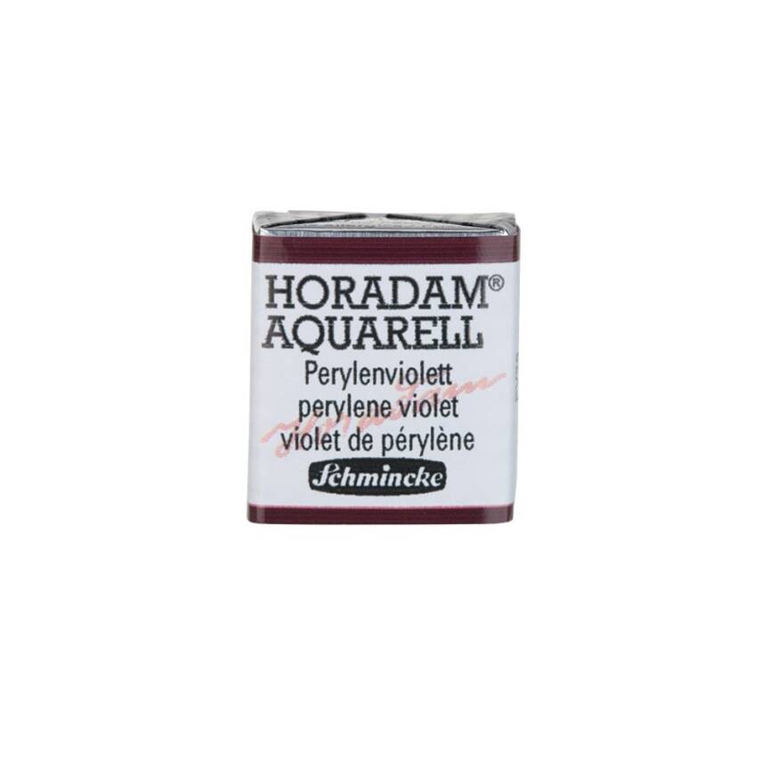 Schmincke Horadam Aquarell Artist Sulu Boya Yarım Tablet 371 Perylene Violet  - 1