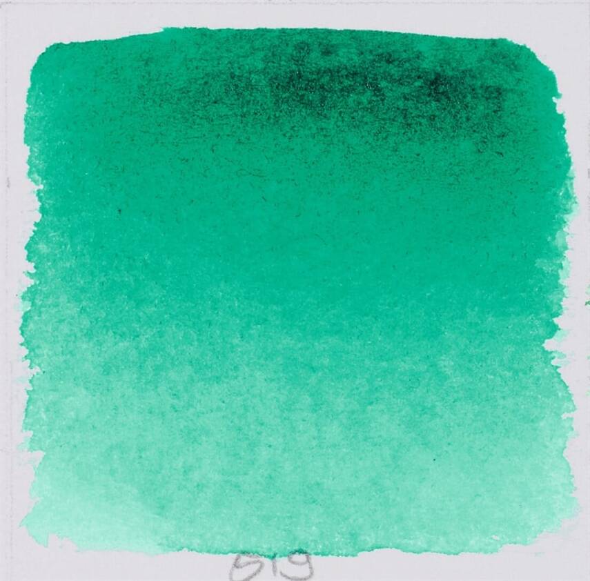 Schmincke Horadam Aquarell Artist Sulu Boya Yarım Tablet 519 Phthalo Green  - 2