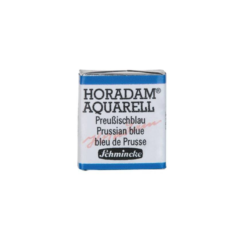 Schmincke Horadam Aquarell Artist Sulu Boya Yarım Tablet 492 Prussian Blue  - 1