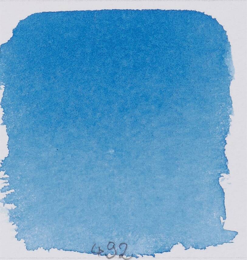 Schmincke Horadam Aquarell Artist Sulu Boya Yarım Tablet 492 Prussian Blue  - 2