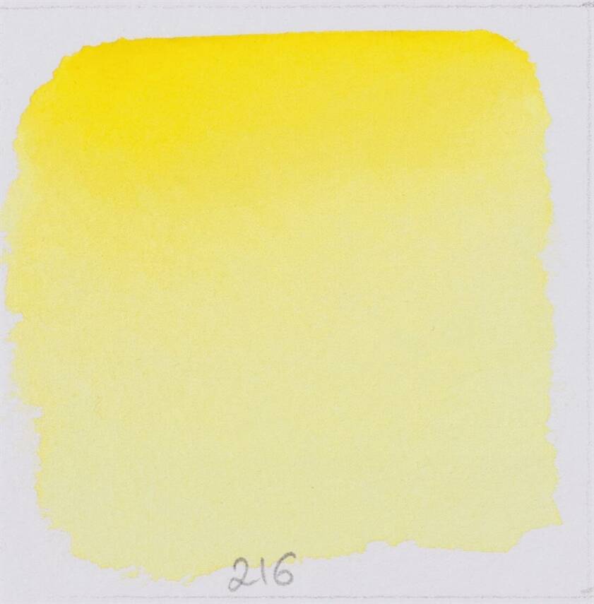Schmincke Horadam Aquarell Artist Sulu Boya Yarım Tablet 216 Pure Yellow  - 2