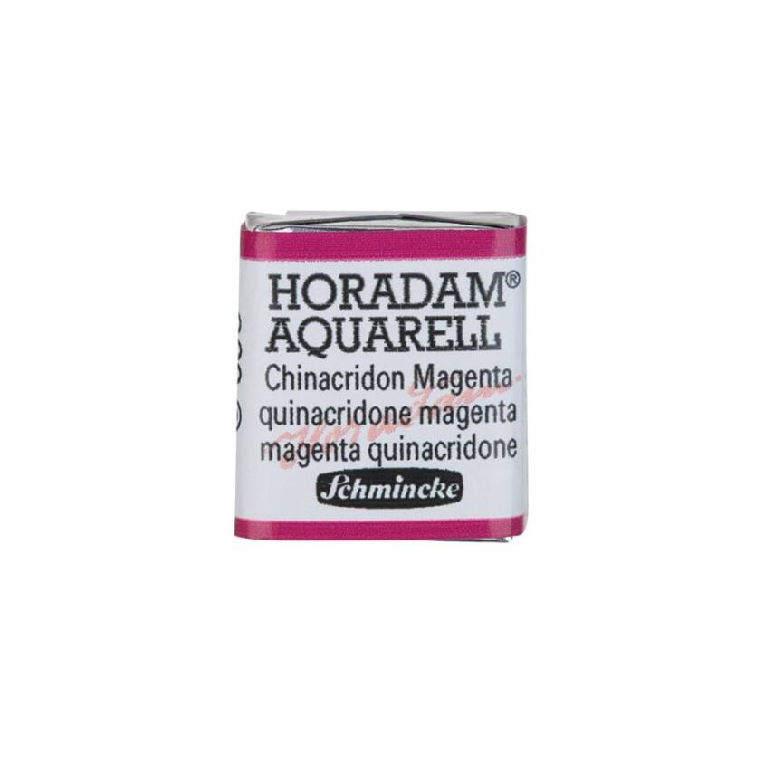 Schmincke Horadam Aquarell Artist Sulu Boya Yarım Tablet 369 Quinacridone Magenta  - 1