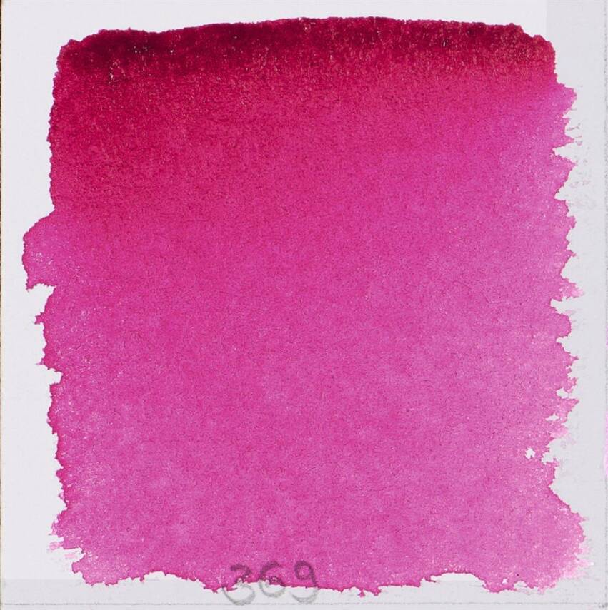 Schmincke Horadam Aquarell Artist Sulu Boya Yarım Tablet 369 Quinacridone Magenta  - 2
