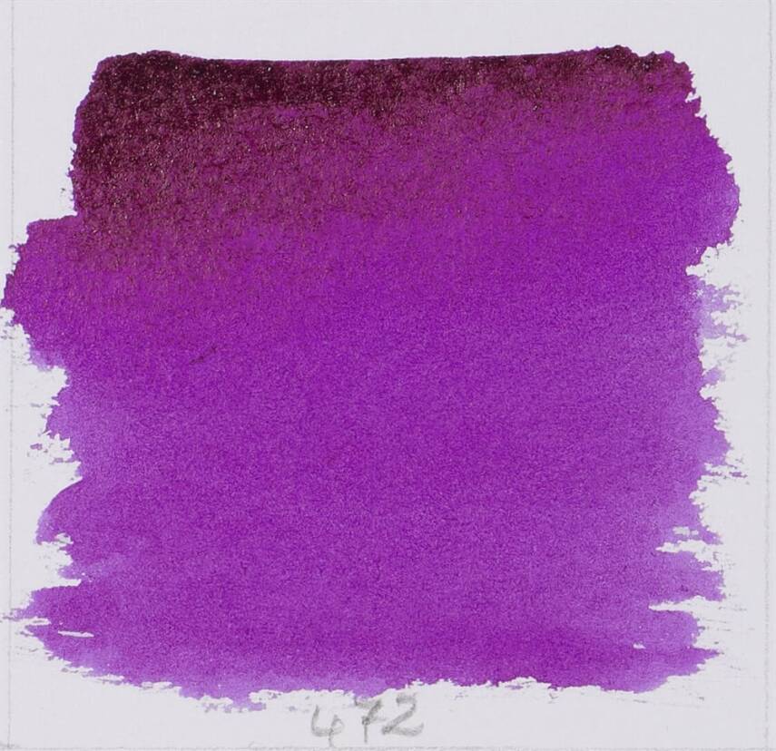 Schmincke Horadam Aquarell Artist Sulu Boya Yarım Tablet 472 Quinacridone Purple  - 2