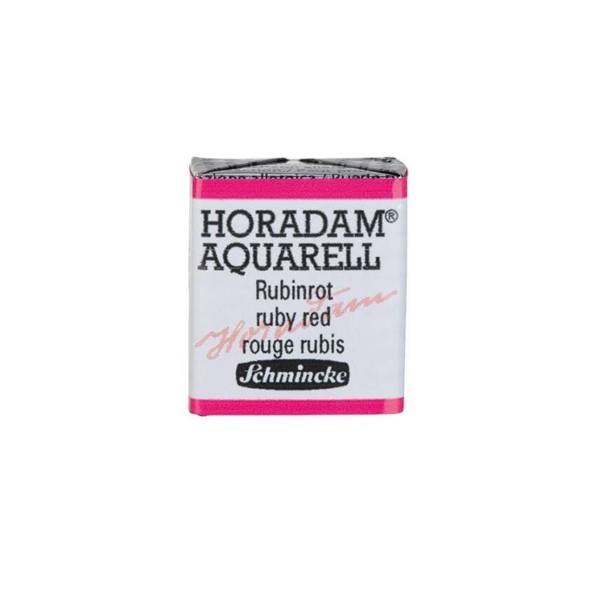Schmincke Horadam Aquarell Artist Sulu Boya Yarım Tablet 351 Ruby Red  - 1