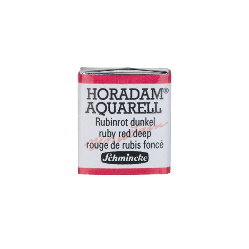 Schmincke Horadam Aquarell Artist Sulu Boya Yarım Tablet 346 Ruby Red Deep - 1