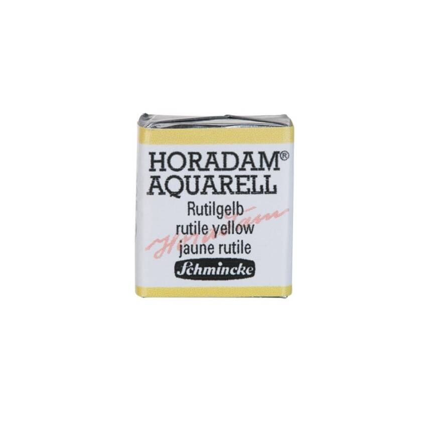 Schmincke Horadam Aquarell Artist Sulu Boya Yarım Tablet 205 Rutile Yellow  - 1