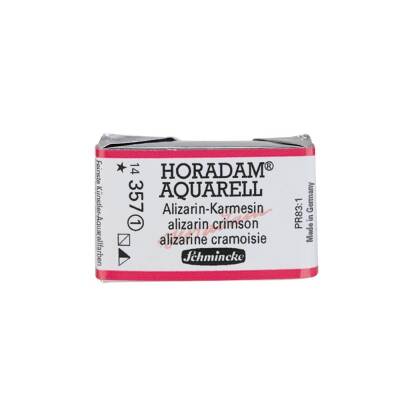 Schmincke Horadam Aquarell Artist Sulu Boya Tam Tablet 357 Alizarin Crimson Seri 1