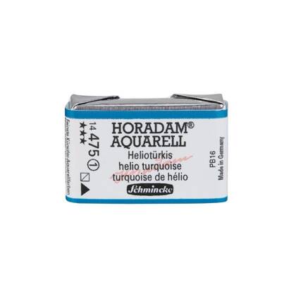 Schmincke Horadam Aquarell Artist Sulu Boya Tam Tablet 475 Helio Turquoise Seri 1