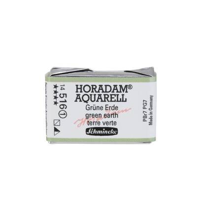 Schmincke Horadam Aquarell Artist Sulu Boya Tam Tablet 516 Green Earth Seri 1