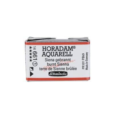 Schmincke Horadam Aquarell Artist Sulu Boya Tam Tablet 661 Burnt Sienna Seri 1