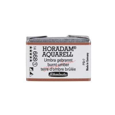 Schmincke Horadam Aquarell Artist Sulu Boya Tam Tablet 668 Burnt Umber Seri 1