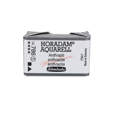 Schmincke Horadam Aquarell Artist Sulu Boya Tam Tablet 786 Charcoal Grey Seri 1