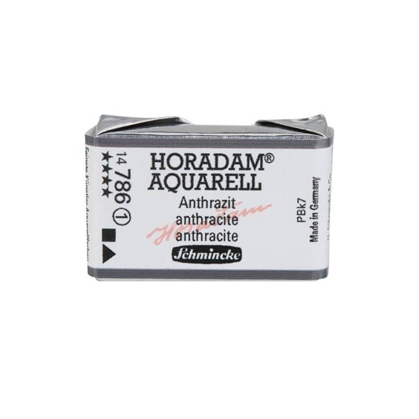 Schmincke Horadam Aquarell Artist Sulu Boya Tam Tablet 786 Charcoal Grey Seri 1 - 1