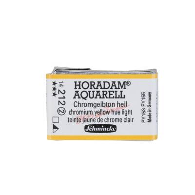 Schmincke Horadam Aquarell Artist Sulu Boya Tam Tablet 212 Chrome Yellow Light No Lead Seri 2