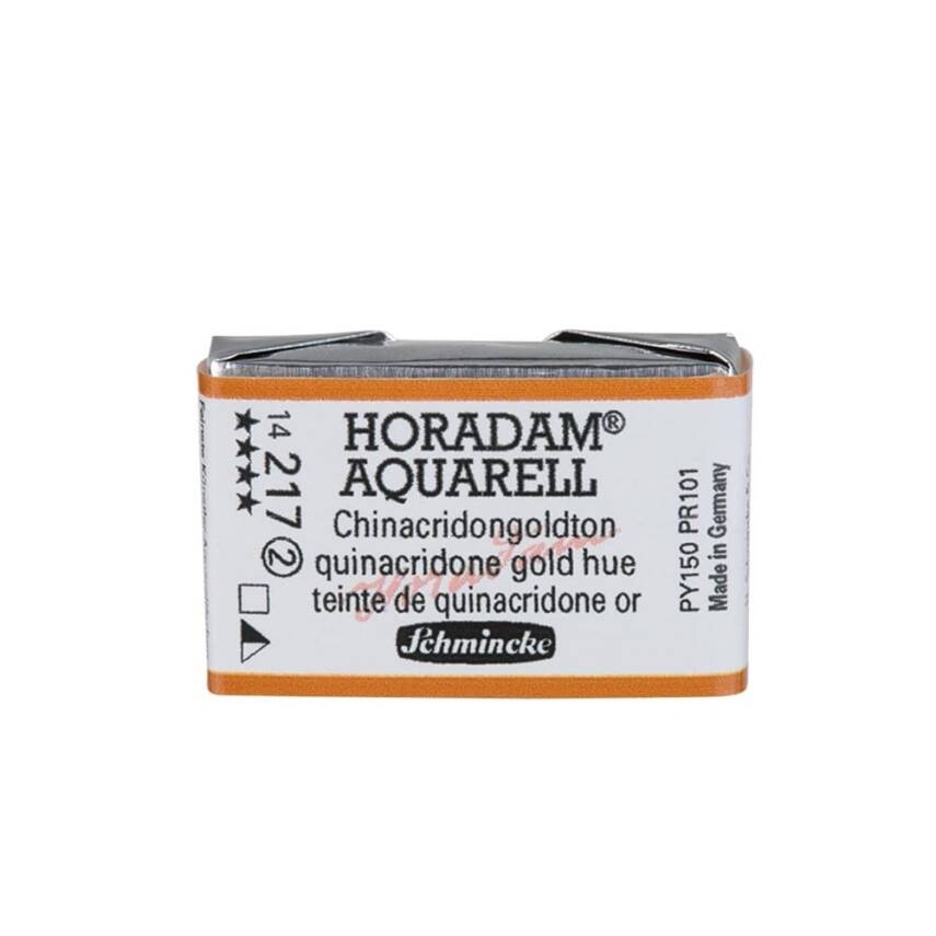 Schmincke Horadam Aquarell Artist Sulu Boya Tam Tablet 217 Gamboge Gum Modern Seri 2 - 1