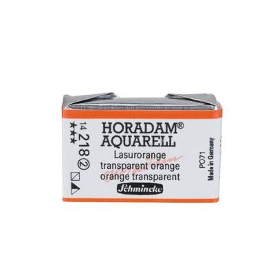 Schmincke Horadam Aquarell Artist Sulu Boya Tam Tablet 218 Translucent Orange Seri 2
