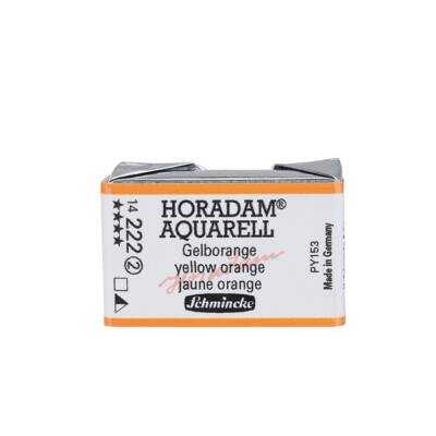 Schmincke Horadam Aquarell Artist Sulu Boya Tam Tablet 222 Yellow Orange Seri 2