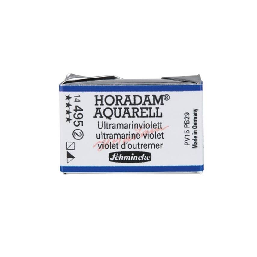 Schmincke Horadam Aquarell Artist Sulu Boya Tam Tablet 495 Ultramarine Violet Seri 2 - 1