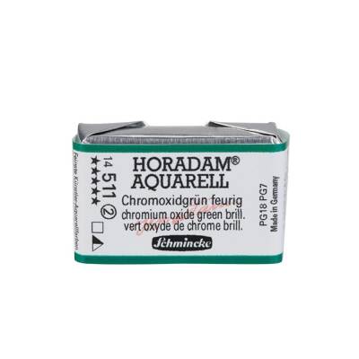 Schmincke Horadam Aquarell Artist Sulu Boya Tam Tablet 511 Chromium Oxide Green Brilliant Seri 2