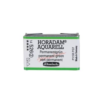 Schmincke Horadam Aquarell Artist Sulu Boya Tam Tablet 526 Permanent Green Seri 2