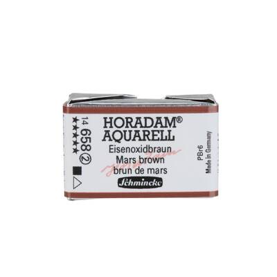 Schmincke Horadam Aquarell Artist Sulu Boya Tam Tablet 658 Mars Brown Seri 2