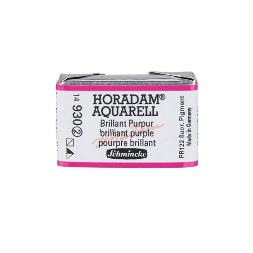 Schmincke Horadam Aquarell Artist Sulu Boya Tam Tablet 930 Brilliant Purple Seri 2 - 1