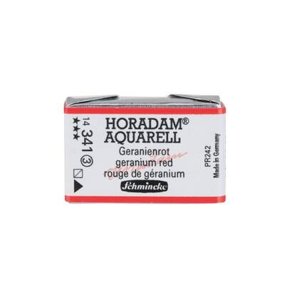 Schmincke Horadam Aquarell Artist Sulu Boya Tam Tablet 341 Granium Red Seri 3