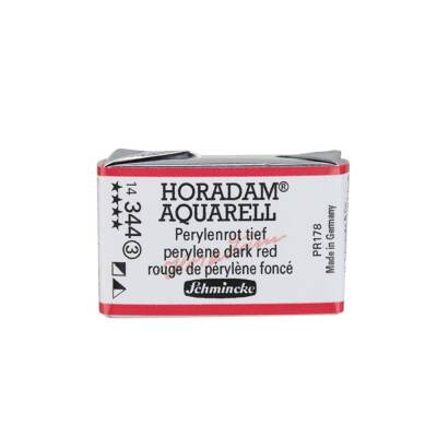 Schmincke Horadam Aquarell Artist Sulu Boya Tam Tablet 344 Perylene Dark Red Seri 3 - 1