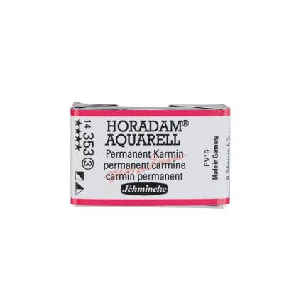 Schmincke Horadam Aquarell Artist Sulu Boya Tam Tablet 353 Permanent Carmine Seri 3