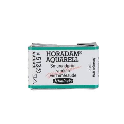 Schmincke Horadam Aquarell Artist Sulu Boya Tam Tablet 513 Viridian  Seri 3