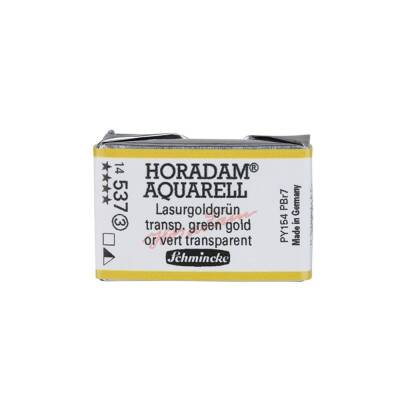 Schmincke Horadam Aquarell Artist Sulu Boya Tam Tablet 537 Transparent Green Gold Seri 3 - 1