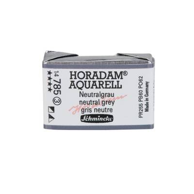 Schmincke Horadam Aquarell Artist Sulu Boya Tam Tablet 785 Neutral Grey Seri 3