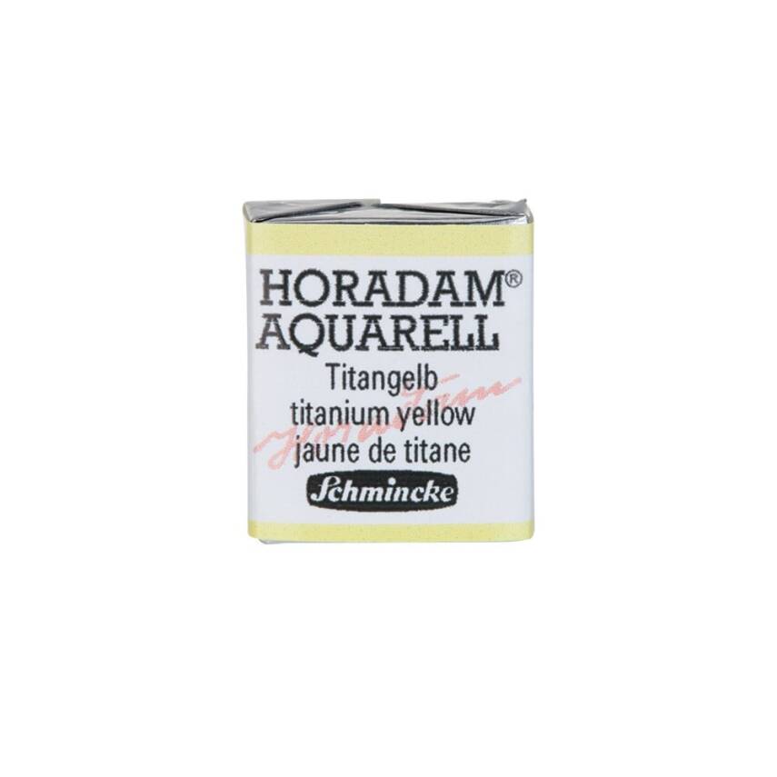 Schmincke Horadam Aquarell Artist Sulu Boya Yarım Tablet 206 Titanium Yellow  - 1