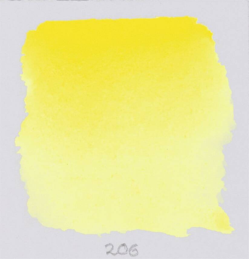 Schmincke Horadam Aquarell Artist Sulu Boya Yarım Tablet 206 Titanium Yellow  - 2