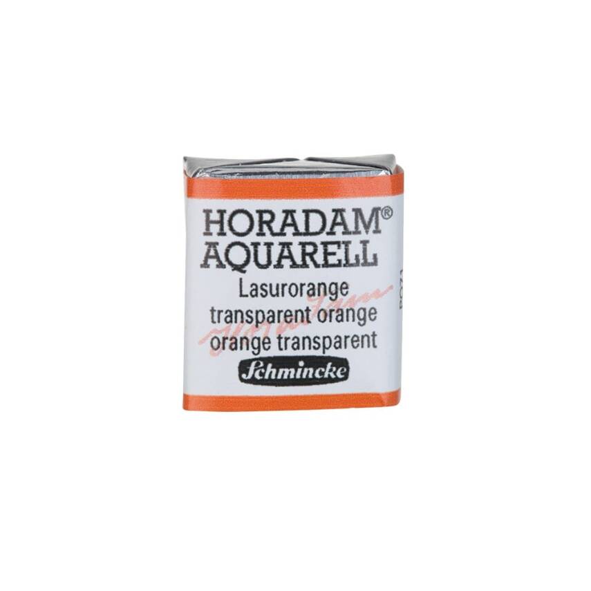 Schmincke Horadam Aquarell Artist Sulu Boya Yarım Tablet 218 Translucent Orange  - 1
