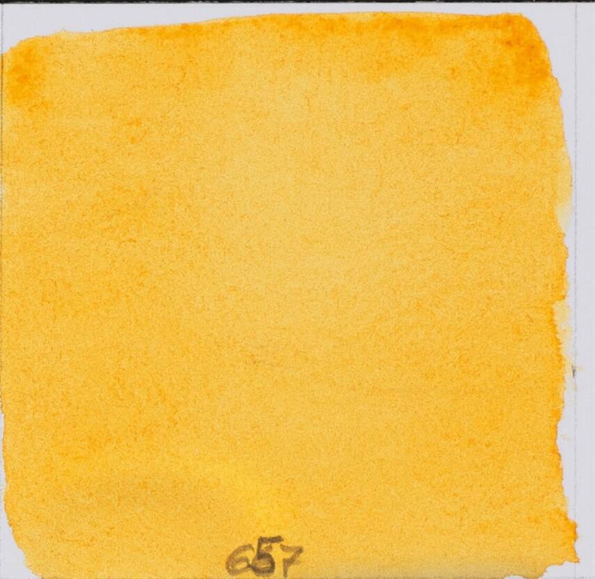Schmincke Horadam Aquarell Artist Sulu Boya Yarım Tablet 657 Transparent Ochre  - 2