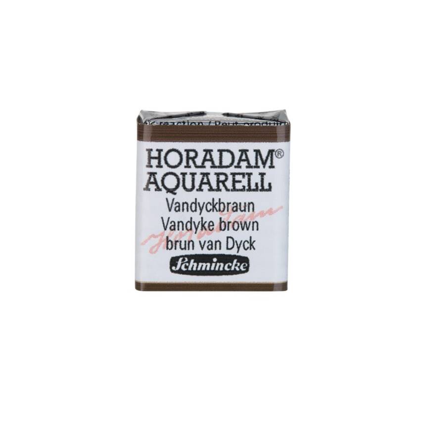 Schmincke Horadam Aquarell Artist Sulu Boya Yarım Tablet 669 Vandyke Bro  - 1