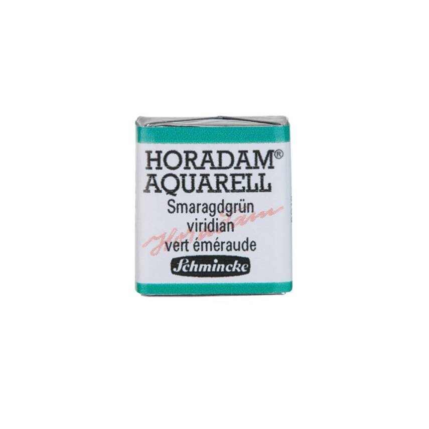 Schmincke Horadam Aquarell Artist Sulu Boya Yarım Tablet 513 Viridian   - 1
