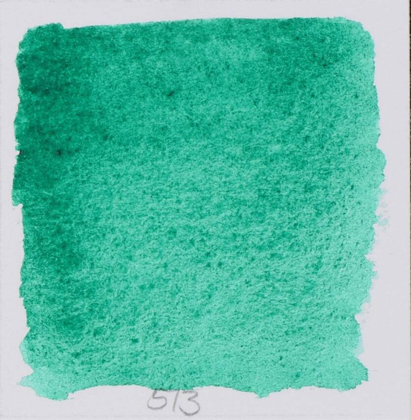 Schmincke Horadam Aquarell Artist Sulu Boya Yarım Tablet 513 Viridian   - 2