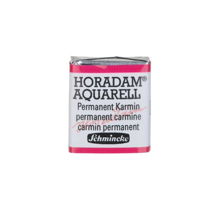 Schmincke Horadam Aquarell Artist Sulu Boya Yarım Tablet  353 Permanent Carmine - 1