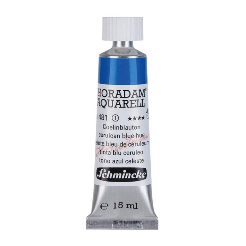 Schmincke Horadam Aquarell Artist Watercolor 15 ml Tube Series 1 481 Cerulean Blue Hue - 1