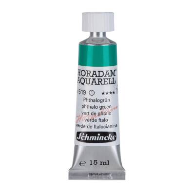 Schmincke Horadam Aquarell Artist Watercolor 15 ml Tube Series 1 519 Phthalo Green