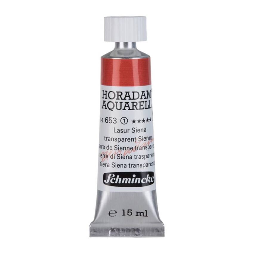 Schmincke Horadam Aquarell Artist Watercolor 15 ml Tube Series 1 653 Transparent Sienna - 1