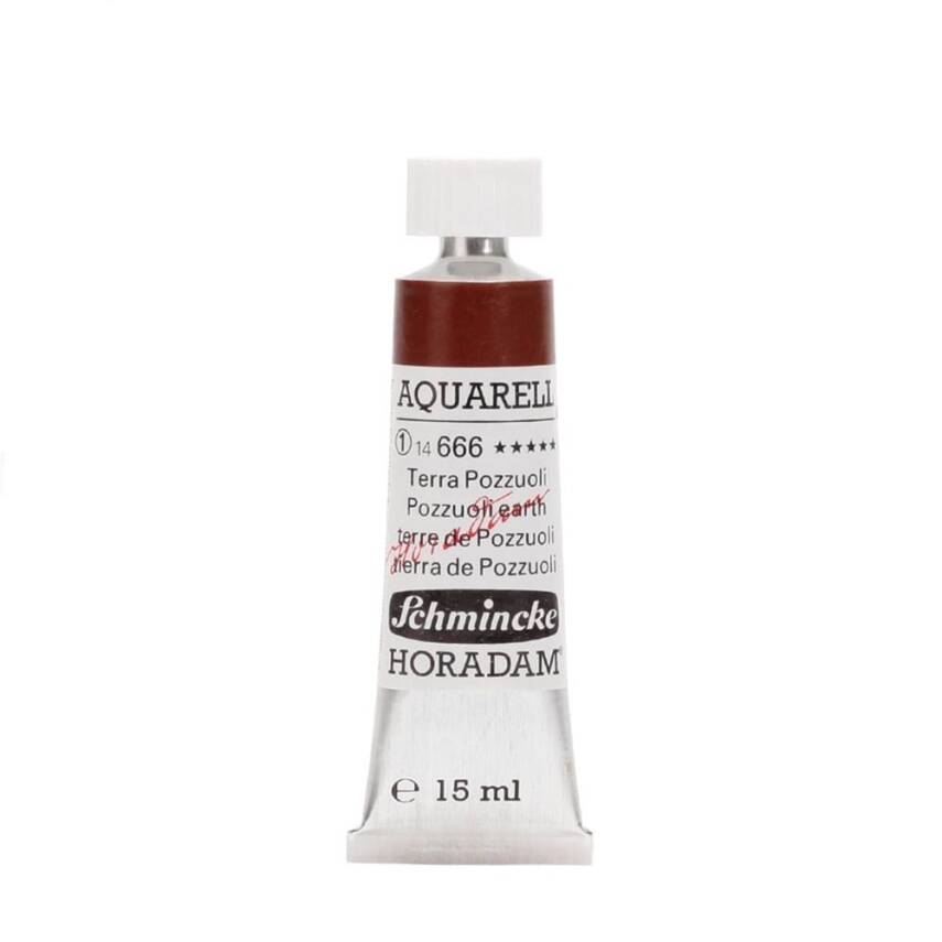 Schmincke Horadam Aquarell Artist Watercolor 15 ml Tube Series 1 666 Pozzuoli Earth - 1