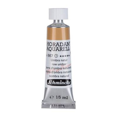 Schmincke Horadam Aquarell Artist Watercolor 15 ml Tube Series 1 667 Raw Umber