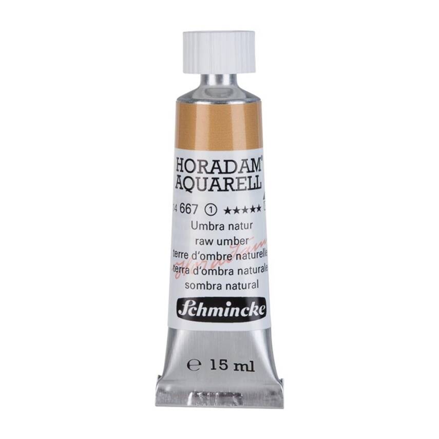 Schmincke Horadam Aquarell Artist Watercolor 15 ml Tube Series 1 667 Raw Umber - 1
