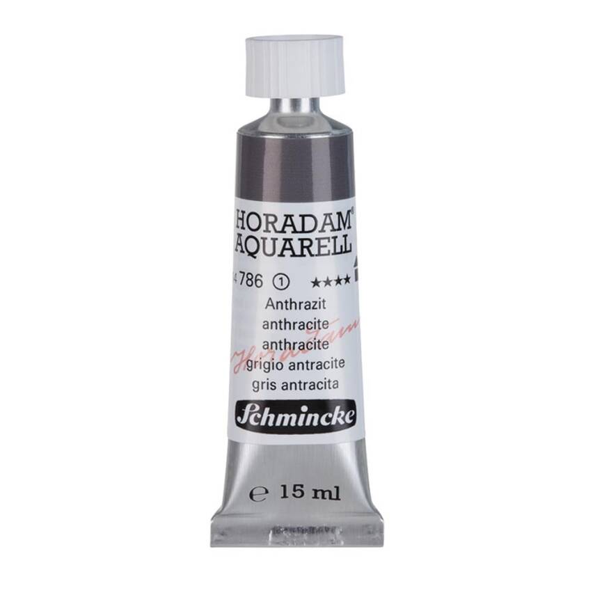 Schmincke Horadam Aquarell Artist Watercolor 15 ml Tube Series 1 786 Charcoal Gray - 1