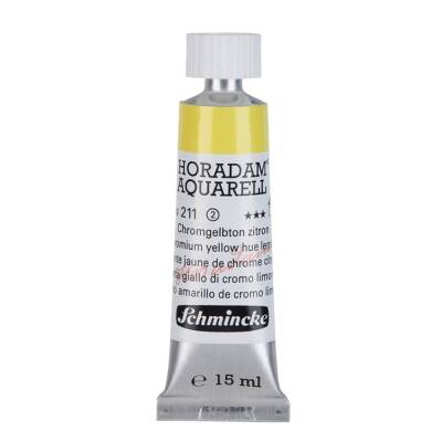 Schmincke Horadam Aquarell Artist Watercolor 15 ml Tube Series 2 211 Chrome Yellow Lemon No Lead
