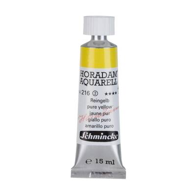 Schmincke Horadam Aquarell Artist Watercolor 15 ml Tube Series 2 216 Pure Yellow